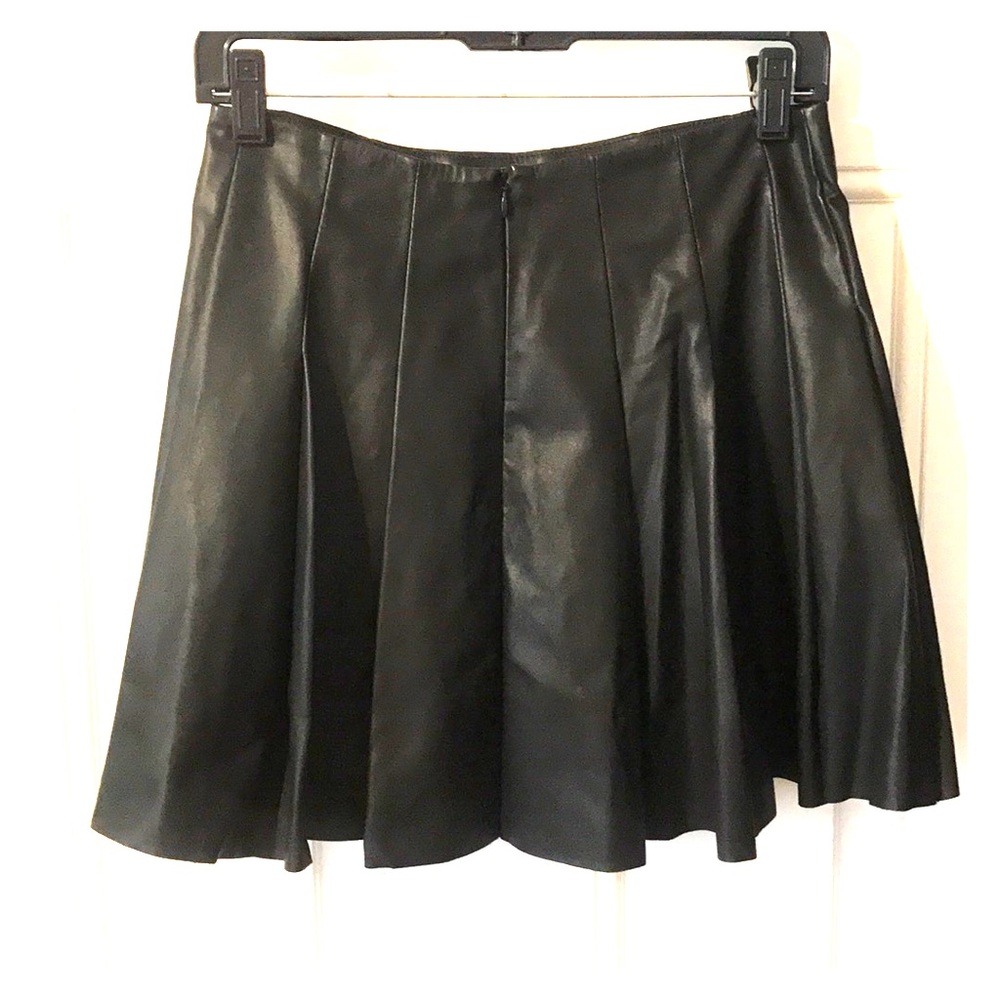 Leather skirt